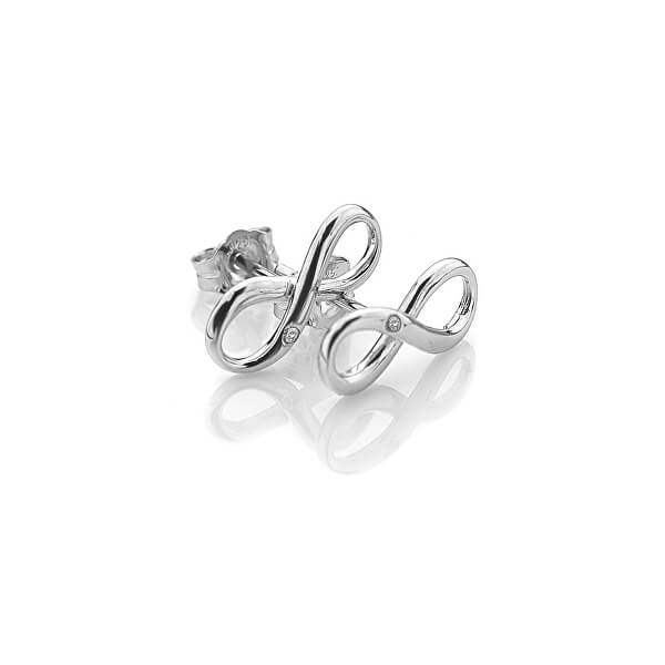 Silberne Ohrringe Hot Diamonds Infinity DE390