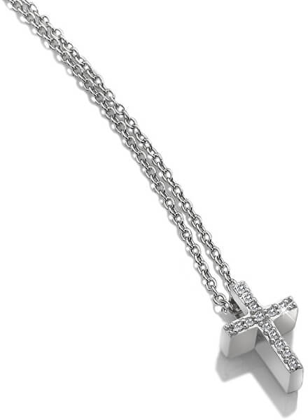 Halskette mit Kreuz Micro Bliss Silber DP696 (Kette, Anhänger)