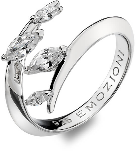 Strieborný prsteň Hot Diamonds Emozioni sa zirkónmi ER023