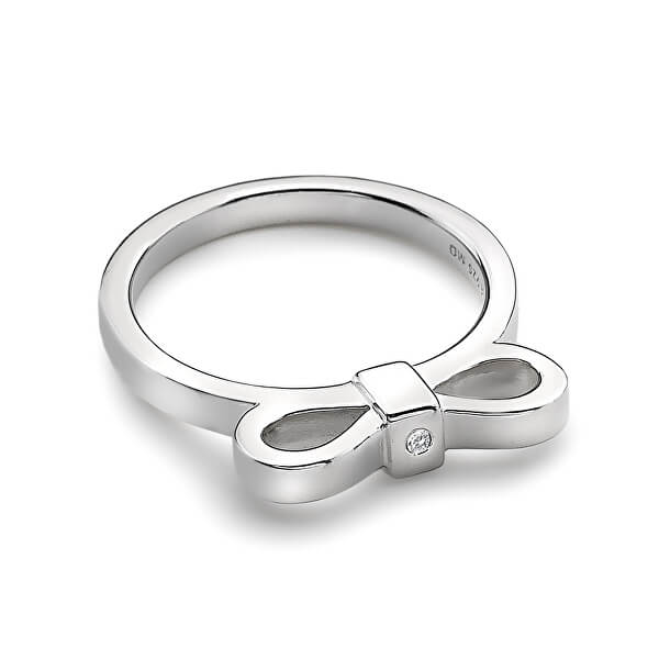 Stříbrný prsten Hot Diamonds Ribbon DR196