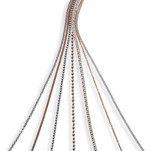 Lănțișor din argint Emozioni Silver Cable with bilă Chain CH001