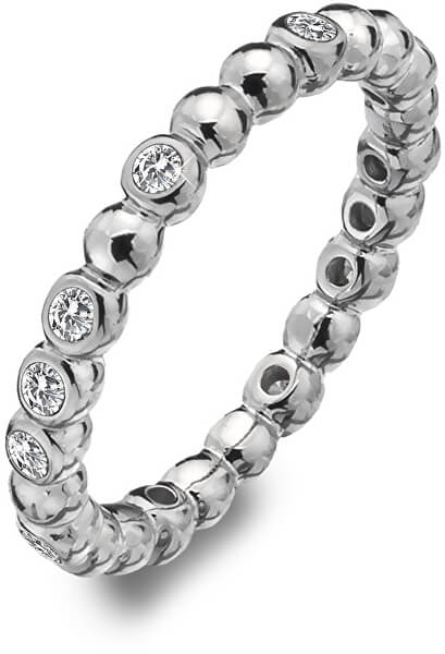 Csillogó ezüst gyűrű Emozioni ER024
