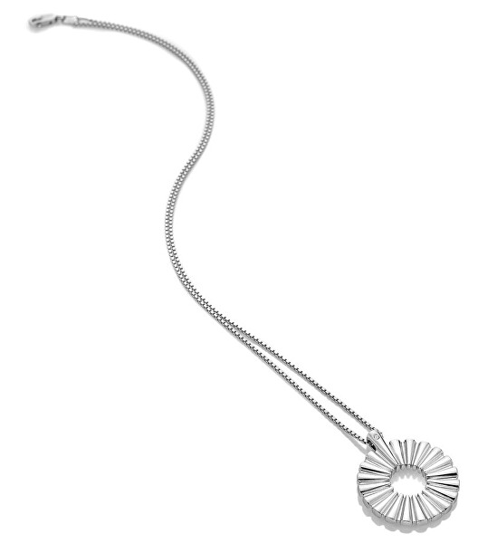 Krásny strieborný náhrdelník s diamantom Sunbeam DP930 (retiazka, prívesok)