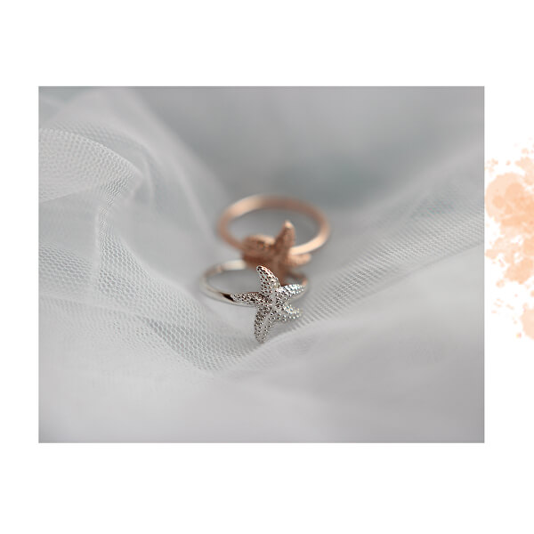 Luxusní růžově zlacený prsten s pravým diamantem Daisy RG DR212