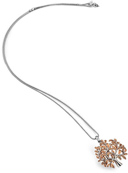 Luxusný strieborný náhrdelník so stromom života Jasmine DP701 (retiazka, prívesok)