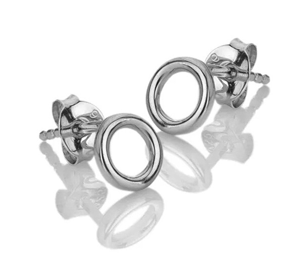 Minimalistické stříbrné pecky Silver Whisper SWE011