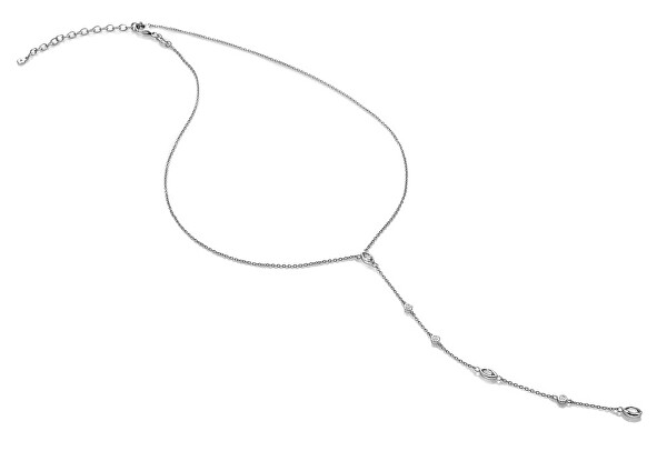 Nádherný stříbrný náhrdelník s diamantem Tender DN178