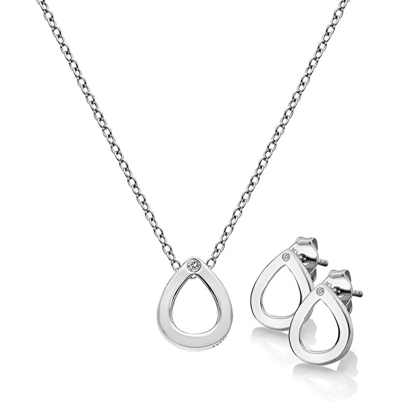 Set di gioielli in argento Amulets SS135 (collana, orecchini)