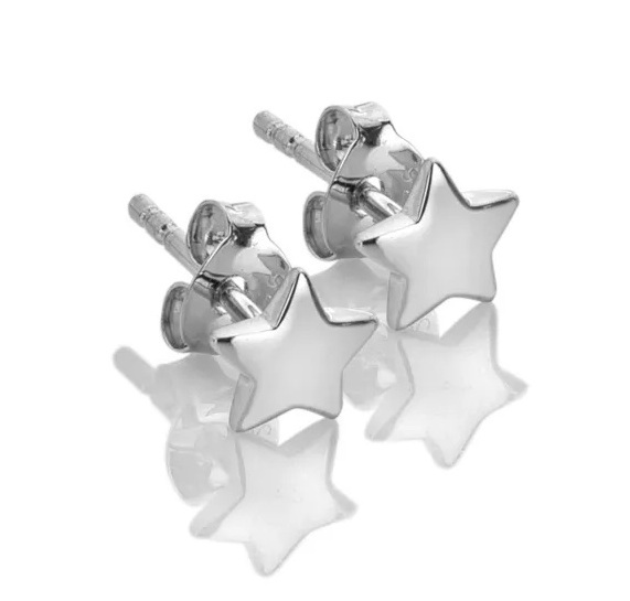 Stříbrné náušnice Hvězdičky Silver Whisper SWE003