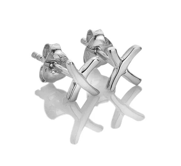 Minimalistické stříbrné náušnice Silver Whisper SWE005