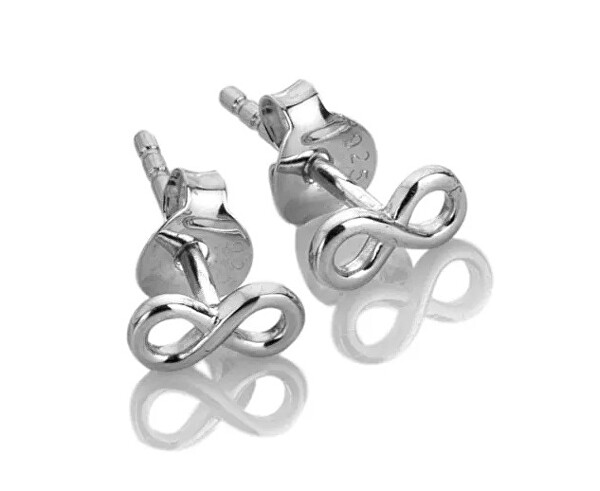 Stříbrné náušnice Nekonečno Silver Whisper SWE007