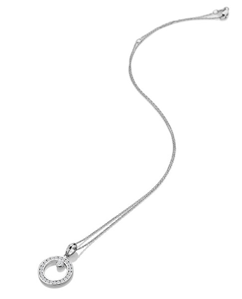 Ezüst nyaklánc gyémánttal és topázzal Orbit DP929 (lánc, medál)