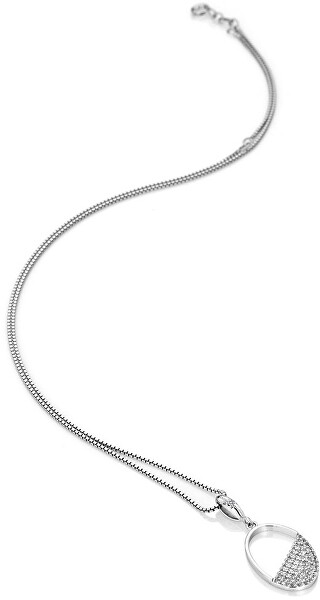 Stříbrný náhrdelník s diamantem Horizon Topaz DP767