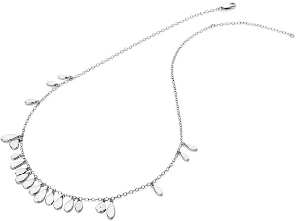 Stříbrný náhrdelník s diamantem Monsoon DN138