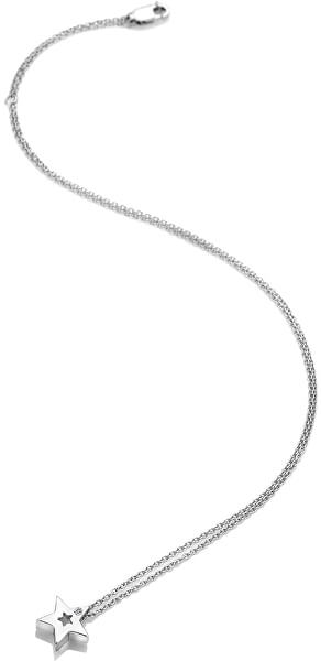 Strieborný náhrdelník s hviezdičkou Amulets DP722