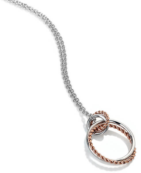 Strieborný náhrdelník s pravým diamantom Jasmine RG DP736