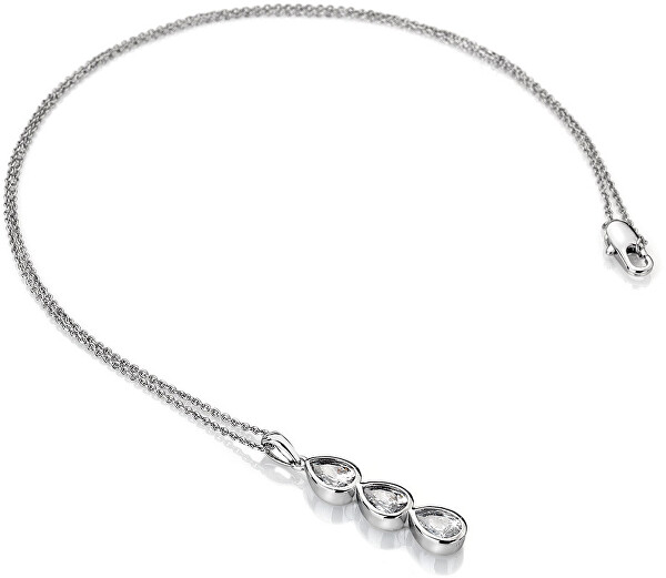 Strieborný náhrdelník s trblietavým príveskom Emozioni Acqua Amore EP038