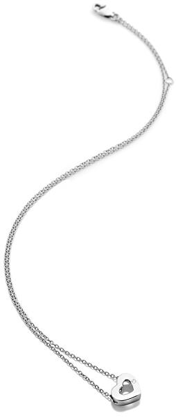 Stříbrný náhrdelník se srdíčkem Amulets DP747
