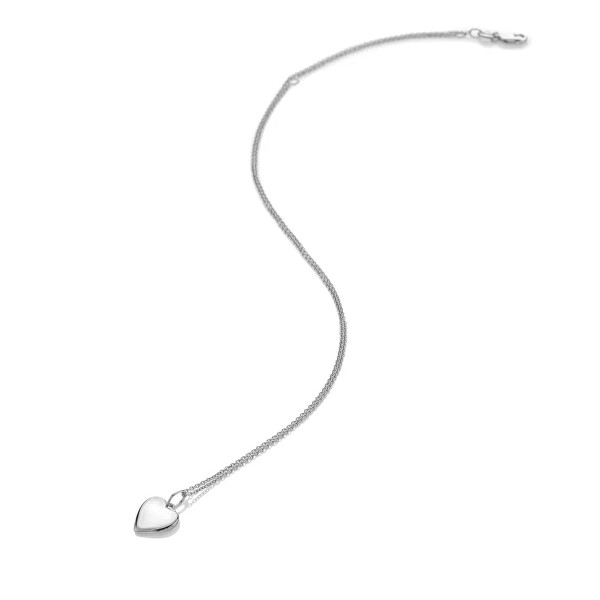 Stříbrný náhrdelník se srdíčkem Silver Whisper SWP001 (řetízek, přívěsek)