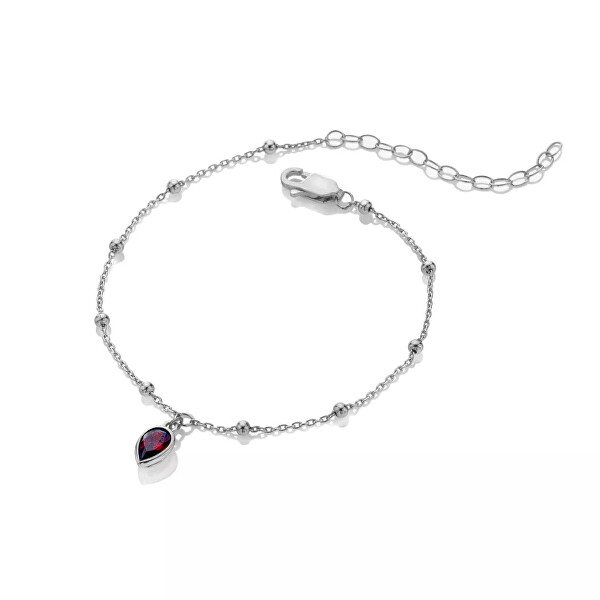 Stříbrný náramek pro ženy narozené v červenci Silver Whisper SWB031