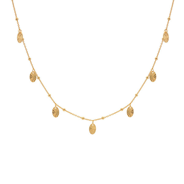 Elegantní pozlacený náhrdelník s přívěsky Jac Jossa Embrace CH109