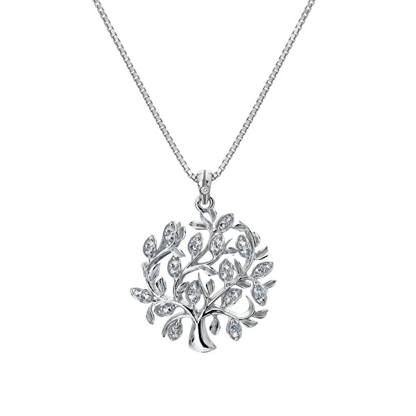 Fashion stříbrný náhrdelník Hot Diamonds Nurture DP863 (řetízek, přívěsek)