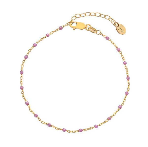 Feines vergoldetes Armband mit Perlen Jac Jossa Embrace DL659