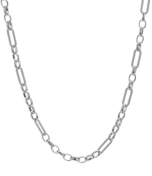 Nadčasový strieborný náhrdelník Linked CH130