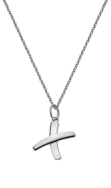 Nadčasový stříbrný náhrdelník Silver Whisper SWP005 (řetízek, přívěsek)