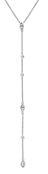 Nádherný strieborný náhrdelník s diamantom Tender DN178