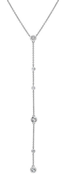 Očarujúce strieborný náhrdelník s diamantom Tender DN175