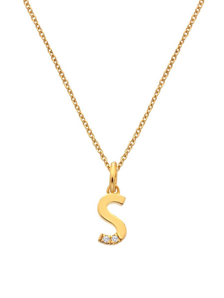 Pozlacený náhrdelník Hot Diamonds S Jac Jossa Soul DP957 (řetízek, přívěsek)