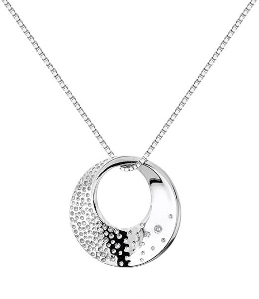 Collana in argento con diamante Quest DP786 (catena, pendente)