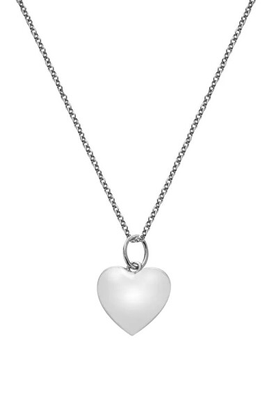 Stříbrný náhrdelník se srdíčkem Silver Whisper SWP001 (řetízek, přívěsek)