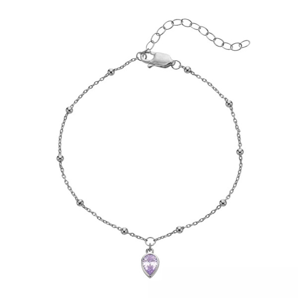 Stříbrný náramek pro ženy narozené v červnu Silver Whisper SWB030