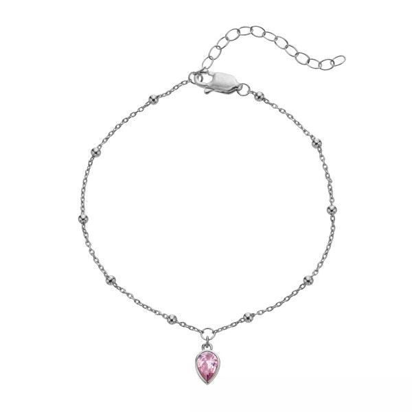 Stříbrný náramek pro ženy narozené v říjnu Silver Whisper SWB034