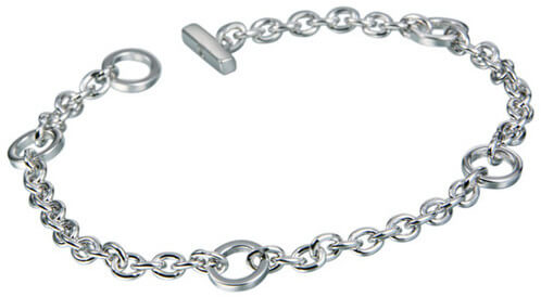 Bracciale in argento con diamante Charm Elegance DL061