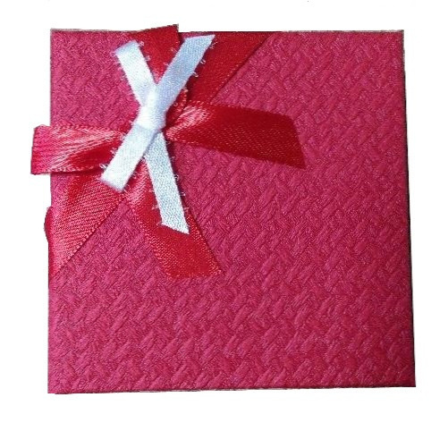 Rotes Geschenkbox mit Schleife GS-5/A7