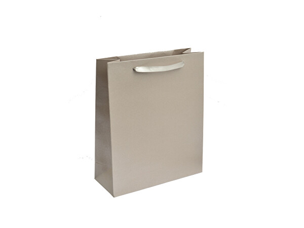 Ezüst színű papír ajándéktáska EC-5/AG