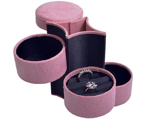 Cutie de bijuterii roz pentru călătorie SP-885/A5