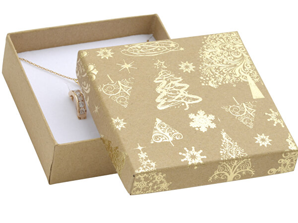 Vianočné darčeková krabička na náušnice KX-5 / AU