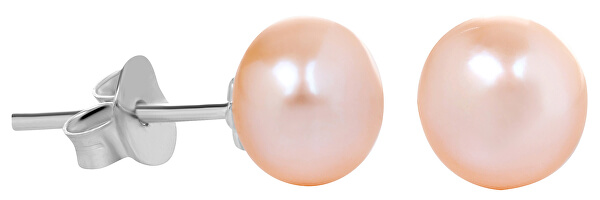 Zvýhodněná sada 3 párů perlových náušnic - bílé, lososové, fialové JL0426