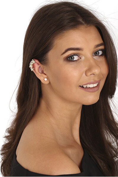 Gyönyörű aranyozott fülbevaló szett (1x fülcimpadísz fülbevaló, 2x bedugós fülbevaló) JL0780