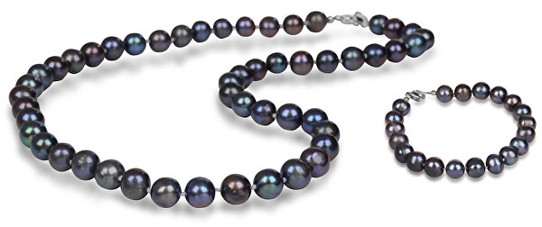 Zvýhodněná perlová souprava šperků JL0265 a JL0360 (náramek, náhrdelník)