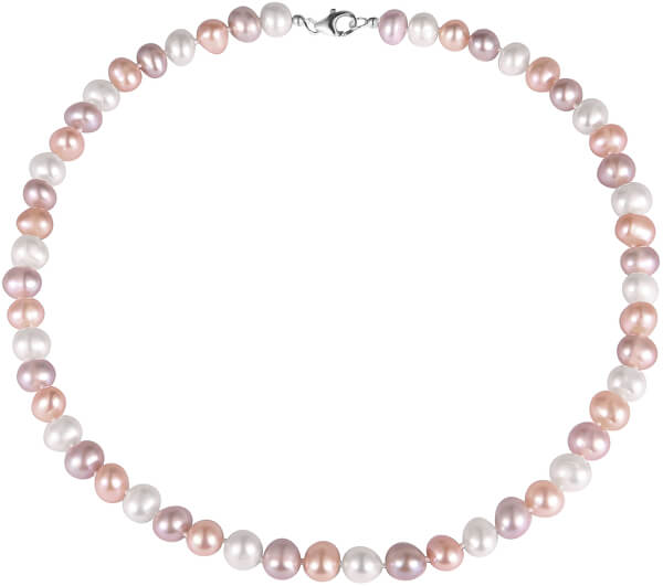 Multifarebný náhrdelník z pravých perál JL0568
