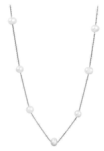 Halskette aus zarten 11 echten Perlen JL0355