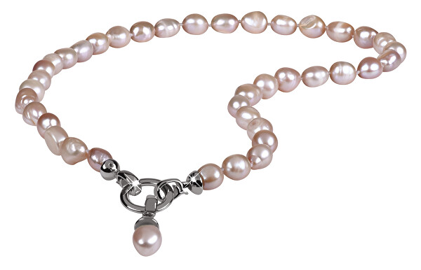 Colier de perle roz reale JL0555