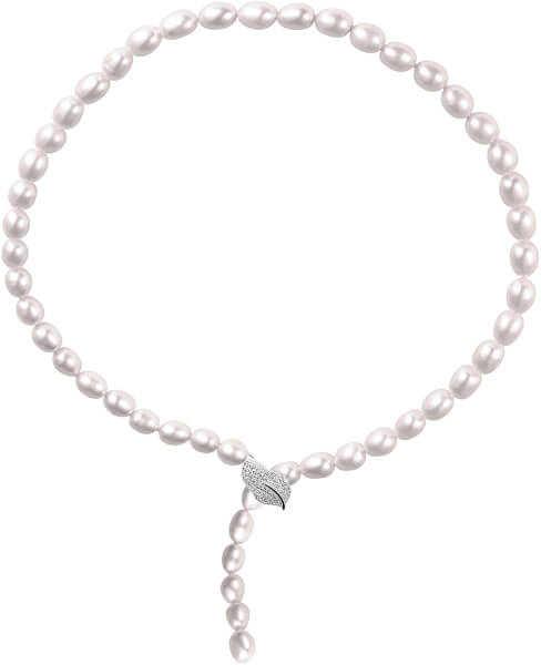 Colier de lux de perle cu zirconi JL0596