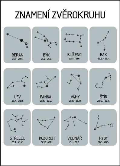 Moderný strieborný náhrdelník so zirkónmi Blíženci SVLN0327XH2BIBL (retiazka, prívesok)