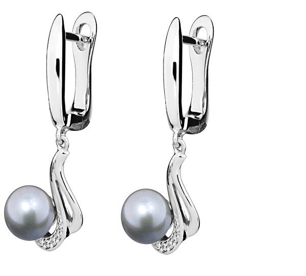 Orecchini in argento con vere perle di acqua dolce SVLE0407SH8P600